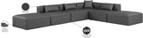 Cube Vegan Leather Modular Sectional - Modern Elegance and Comfort for Contemporary Spaces