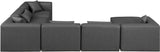 Cube Vegan Leather Modular Sectional: Luxurious, Contemporary Design for Elegant Living Spaces