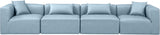 Cube Vegan Leather Modular Sofa - Luxurious Contemporary Design for Modern Living Spaces