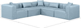 Cube Vegan Leather Modular Sectional - Modern Elegance for Chic Living Spaces with Custom Configurations