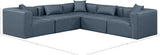Cube Vegan Leather Modular Sectional - Modern Elegance for Chic Living Spaces with Custom Configurations