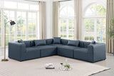 Cube Vegan Leather Modular Sectional - Modern Elegance for Chic Living Spaces with Custom Configurations