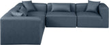 Cube Vegan Leather Modular Sectional - Modern Elegance for Chic Living Spaces with Custom Configurations