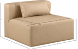 Cube Modern Vegan Leather Modular Chair - Luxurious Comfort for Stylish Living Spaces and Offices