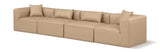 Cube Vegan Leather Modular Sofa - Luxurious Contemporary Design for Modern Living Spaces