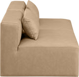 Cube Vegan Leather Modular Sofa - Elevate Your Living Space with Modern Elegance and Comfort