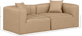 Cube Modular Sofa - Luxurious Vegan Leather Design for Modern Living Spaces and Chic Home Offices