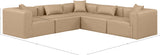 Cube Vegan Leather Modular Sectional - Modern Elegance for Chic Living Spaces with Custom Configurations