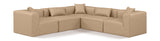 Cube Vegan Leather Modular Sectional - Modern Elegance for Chic Living Spaces with Custom Configurations