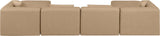Cube Vegan Leather Modular Sectional - Elevate Your Space with Modern Elegance and Comfort Today!