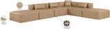 Cube Vegan Leather Modular Sectional - Modern Elegance and Comfort for Contemporary Spaces