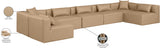 Cube Vegan Leather Modular Sectional - Modern Elegance for Contemporary Living Spaces and Offices