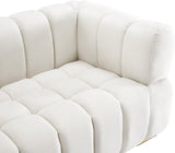 Gwen Velvet Sofa - Luxurious Comfort with Deep Biscuit Tufting & Custom Gold or Chrome Legs