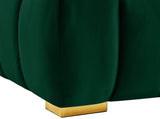Gwen Velvet Sofa - Luxurious Comfort with Deep Biscuit Tufting & Custom Gold or Chrome Legs