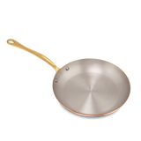 Mauviel M'Heritage M'150 B Copper Frying Pan With Brass Handle