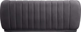 Dixie Velvet Sofa - Chic Contemporary Design with Deep Channel Tufting for Elegant Living Spaces