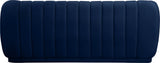 Dixie Velvet Sofa - Chic Contemporary Design with Deep Channel Tufting for Elegant Living Spaces