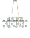 Sethos Silver Rectangular Chandelier