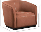 Mylah Chair – Luxurious Polyester Fabric Accent Chair with Black Solid Wood Base for Cozy Spaces