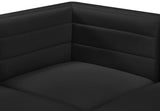Quincy Modular Armless Chair - Elegant Contemporary Design with Cloud-Like Comfort and Tufting
