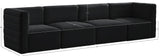 Quincy Modular Sofa - Elegant Contemporary Design with Cloud-Like Comfort and Channel Tufting