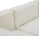 Quincy Modular Armless Chair - Elegant Contemporary Design with Cloud-Like Comfort and Tufting