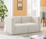 Quincy Modular Sofa - Elegant Contemporary Design with Cloud-Like Comfort and Channel Tufting