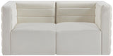 Quincy Modular Sofa - Elegant Contemporary Design with Cloud-Like Comfort and Channel Tufting