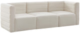 Quincy Modular Sofa - Elegant Contemporary Design with Cloud-Like Comfort and Channel Tufting