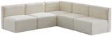 Quincy Velvet Modular Sectional Sofa - Contemporary Design with Cloud-Like Comfort and Style