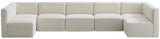 Quincy Velvet Modular Sectional Sofa - Contemporary Design with Cloud-Like Comfort and Style