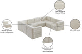 Quincy Velvet Modular Sectional Sofa - Contemporary Design with Cloud-Like Comfort and Style