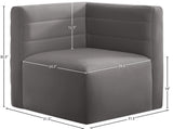 Quincy Modular Corner Chair – Elegant Contemporary Design with Cloud-Like Comfort and Style