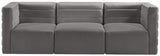 Quincy Modular Sofa - Elegant Contemporary Design with Cloud-Like Comfort and Channel Tufting