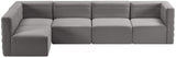 Quincy Velvet Modular Sectional Sofa - Modern Elegance with Cloud-Like Comfort & Stylish Design