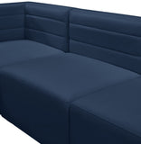 Quincy Modular Armless Chair - Elegant Contemporary Design with Cloud-Like Comfort and Tufting