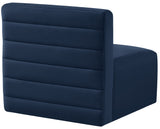 Quincy Modular Armless Chair - Elegant Contemporary Design with Cloud-Like Comfort and Tufting