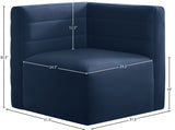 Quincy Modular Corner Chair – Elegant Contemporary Design with Cloud-Like Comfort and Style