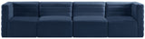 Quincy Modular Sofa - Elegant Contemporary Design with Cloud-Like Comfort and Channel Tufting