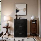 Astrid - Solid Wood And Oak Veneer Chest