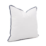 24 x 24 Outdoor Pillow with Dec Cord- Seascape Natural- Poly Insert