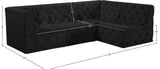 Tuft Velvet Modular Sectional - Deep Button Tufting, Stylish Design for Endless Configurations