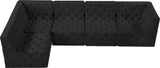 Tuft Velvet Modular Sectional - Deep Button Tufting, Stylish Design for Endless Configurations