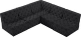 Tuft Velvet Modular Sectional - Deep Button Tufting, Stylish Design for Endless Configurations