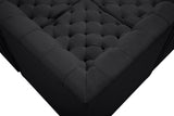 Tuft Velvet Modular Sectional - Deep Button Tufting, Stylish Design for Endless Configurations