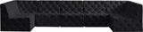 Tuft Velvet Modular Sectional - Deep Button Tufting, Stylish Design for Endless Configurations