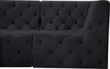 Tuft Velvet Modular Sectional - Deep Button Tufting, Stylish Design for Endless Configurations