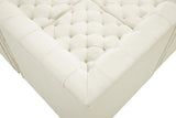 Tuft Soft Black Velvet Contemporary Modular Sectional with Deep Button Tufting for Any Space