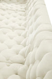Tuft Soft Black Velvet Contemporary Modular Sectional with Deep Button Tufting for Any Space
