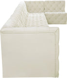 Tuft Soft Black Velvet Contemporary Modular Sectional with Deep Button Tufting for Any Space
